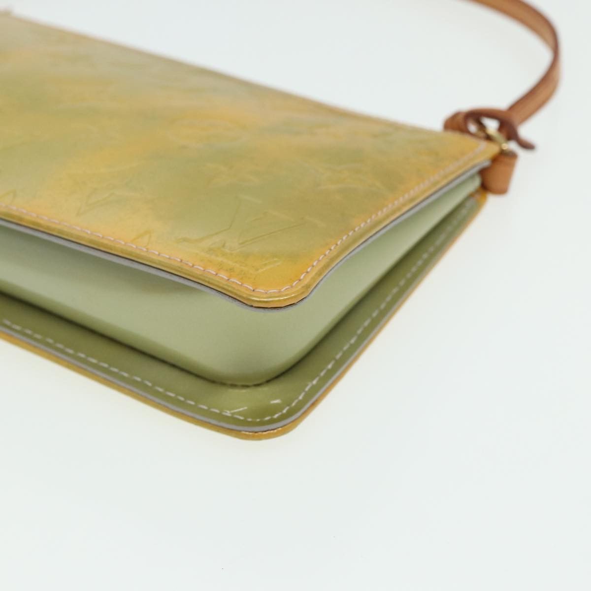 Louis Vuitton Lexington Yellow Patent Leather Clutch Bag (Pre-Owned) Size ONE SIZE - 14 Thumbnail