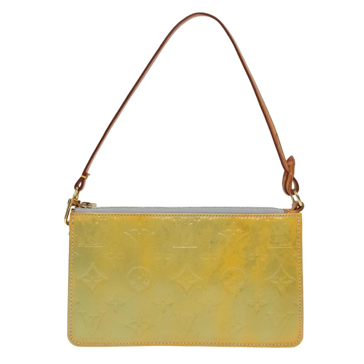 Louis Vuitton Lexington Yellow Patent Leather Clutch Bag (Pre-Owned) Size ONE SIZE - 2 Thumbnail