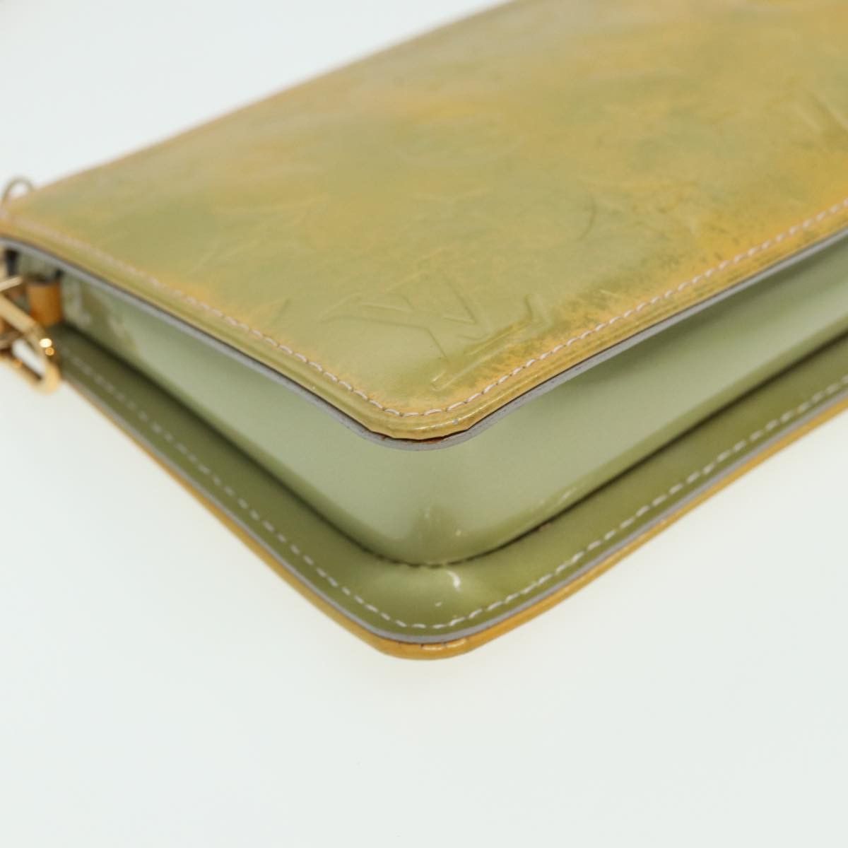 Louis Vuitton Lexington Yellow Patent Leather Clutch Bag (Pre-Owned) Size ONE SIZE - 8 Thumbnail