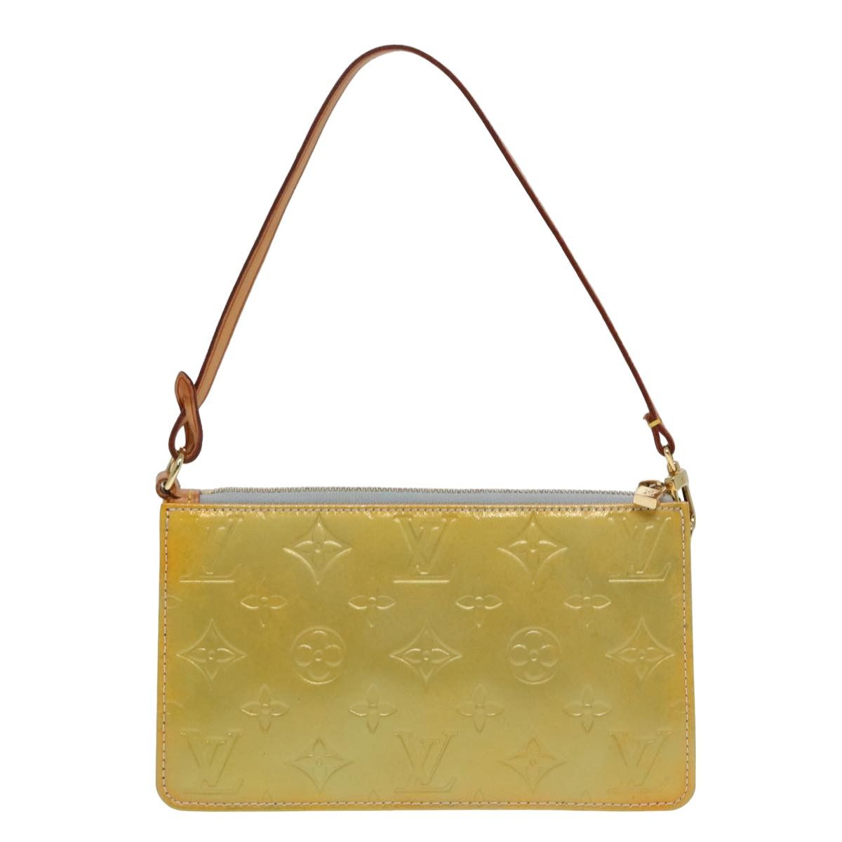 Louis Vuitton Lexington Yellow Patent Leather Clutch Bag (Pre-Owned) Size ONE SIZE - 18 Thumbnail