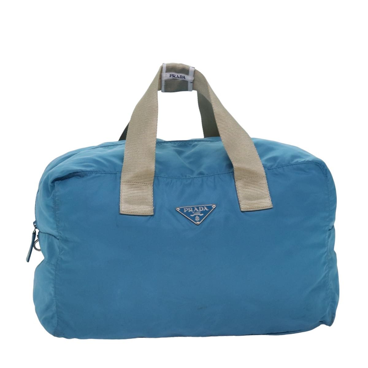 Prada Tessuto Blue Canvas Travel Bag (Pre-Owned) Size ONE SIZE - 7 Thumbnail