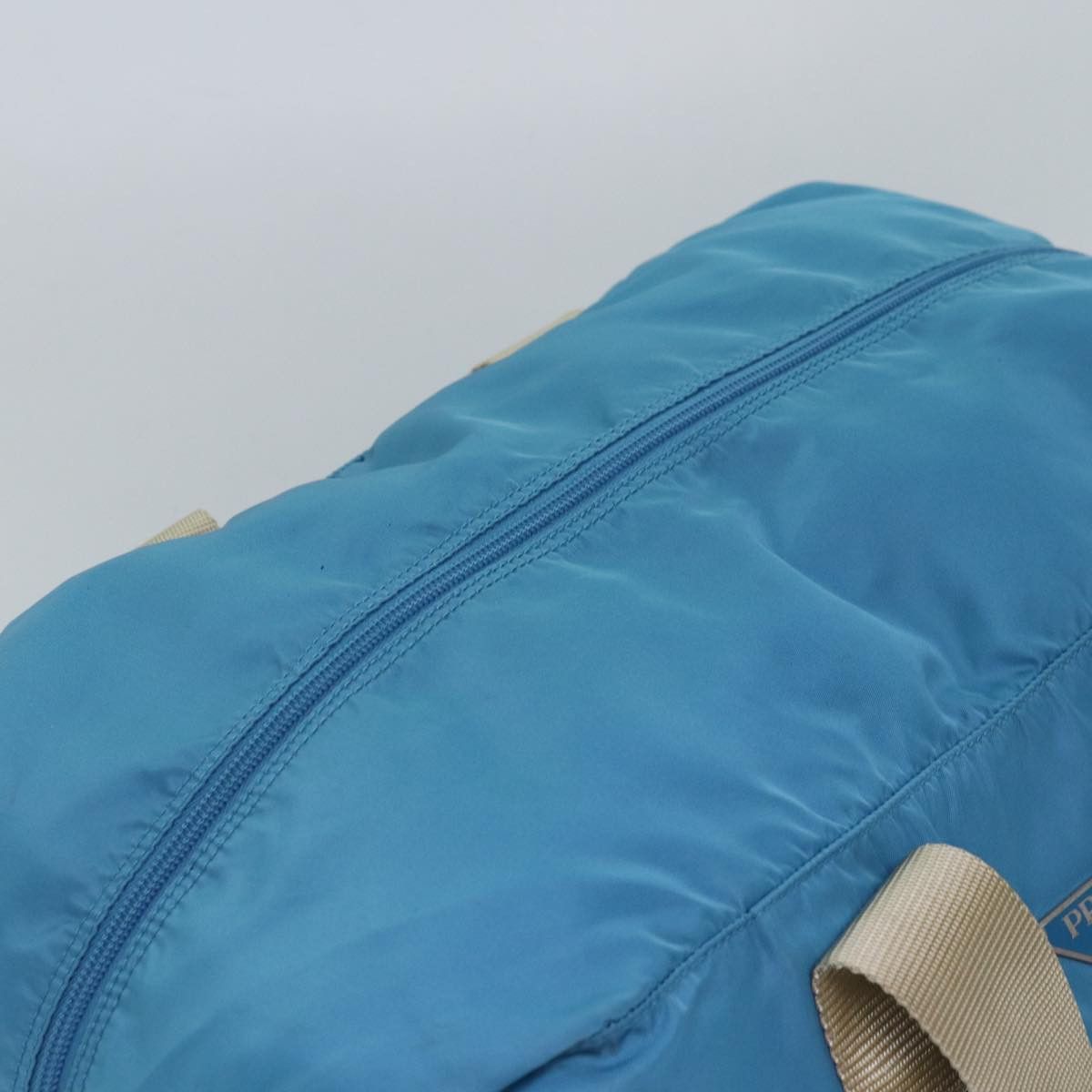Prada Tessuto Blue Canvas Travel Bag (Pre-Owned) Size ONE SIZE - 4 Thumbnail