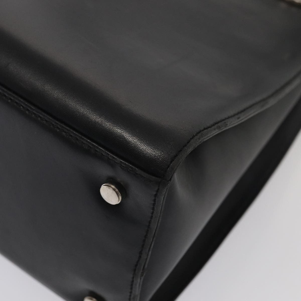 Salvatore Ferragamo Gancini Black Leather Shoulder Bag (Pre-Owned) Size ONE SIZE - 5 Thumbnail