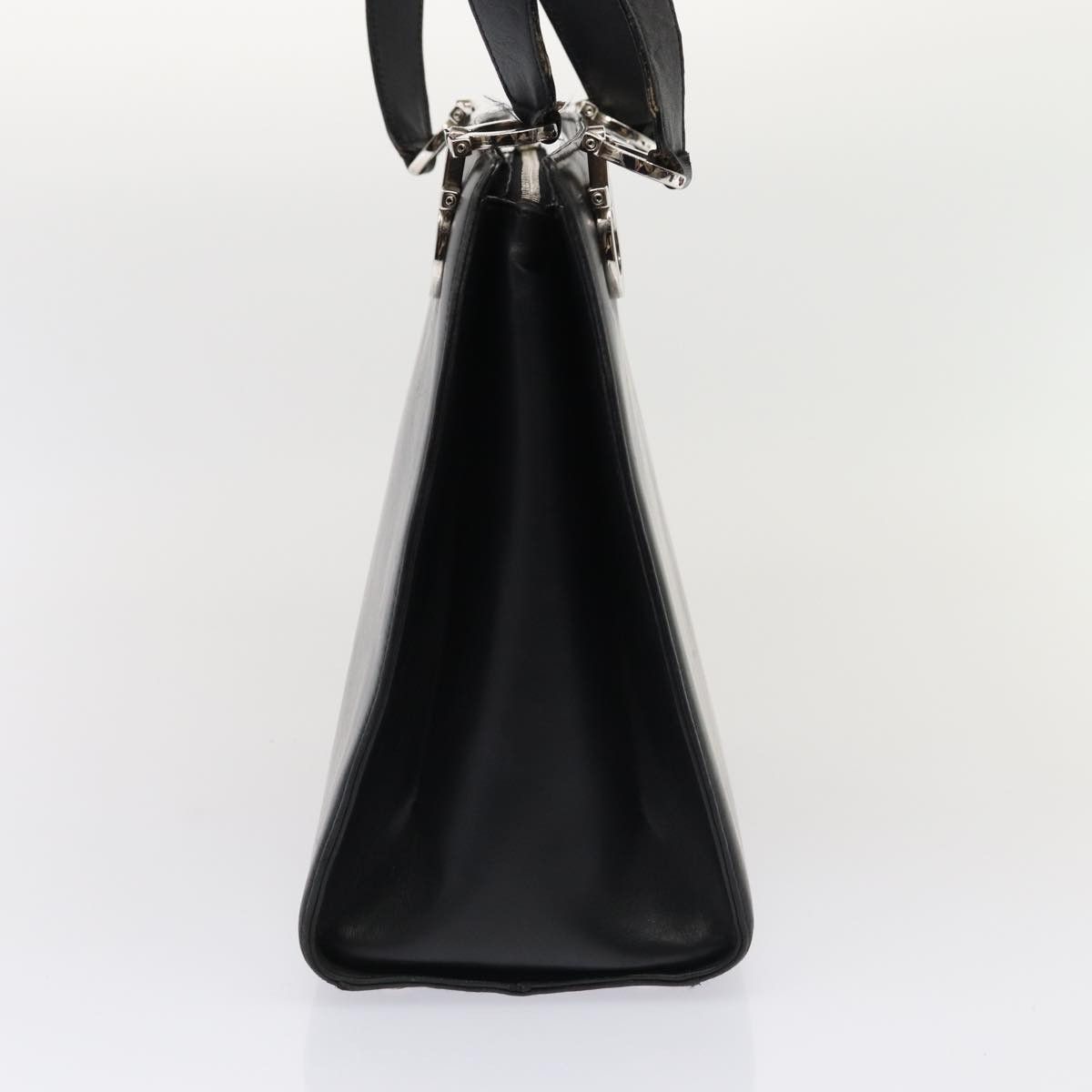 Salvatore Ferragamo Gancini Black Leather Shoulder Bag (Pre-Owned) Size ONE SIZE - 3 Thumbnail
