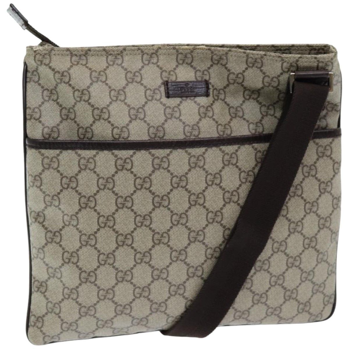 Gucci Gg Canvas Beige Canvas Shoulder Bag (Pre-Owned) Size ONE SIZE - 11 Thumbnail