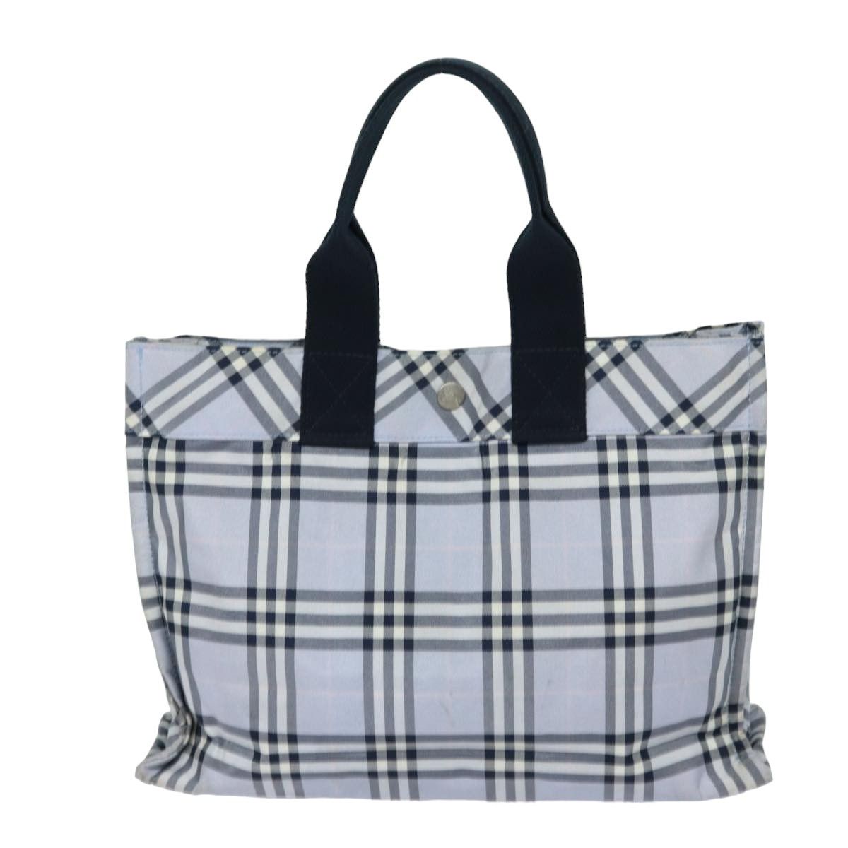 Burberry Nova Check Blue Synthetic Handbag (Pre-Owned) Size ONE SIZE - 2 Thumbnail