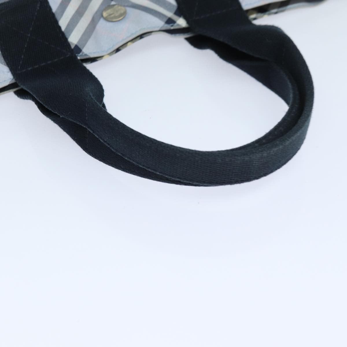 Burberry Nova Check Blue Synthetic Handbag (Pre-Owned) Size ONE SIZE - 7 Thumbnail