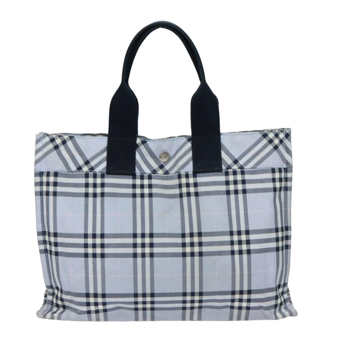 Burberry Nova Check Blue Synthetic Handbag (Pre-Owned) Size ONE SIZE - 15 Thumbnail