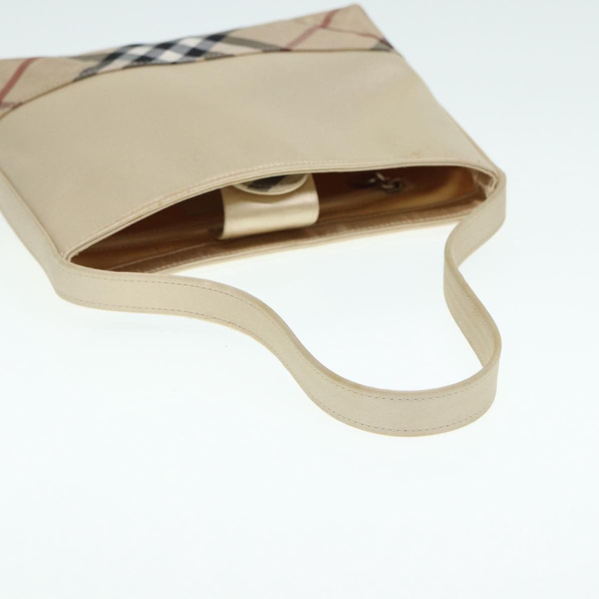 Burberry Nova Check Beige Synthetic Handbag (Pre-Owned) Size ONE SIZE - 4 Thumbnail