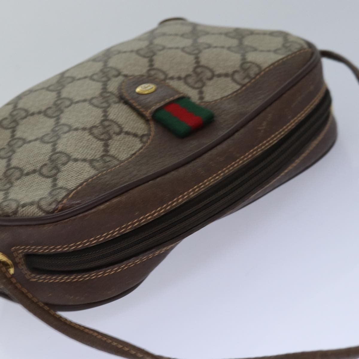 Gucci Gg Supreme Brown Canvas Shoulder Bag (Pre-Owned) Size ONE SIZE - 10 Thumbnail