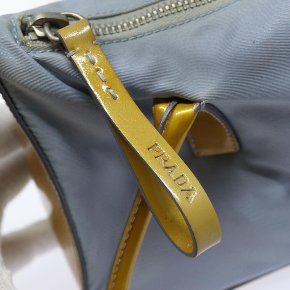 Prada Blue Synthetic Handbag (Pre-Owned) Size ONE SIZE - 9 Thumbnail