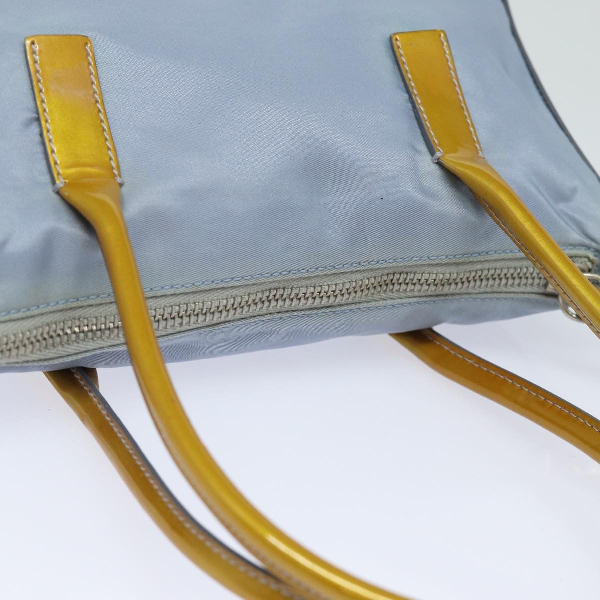 Prada Blue Synthetic Handbag (Pre-Owned) Size ONE SIZE - 4 Thumbnail