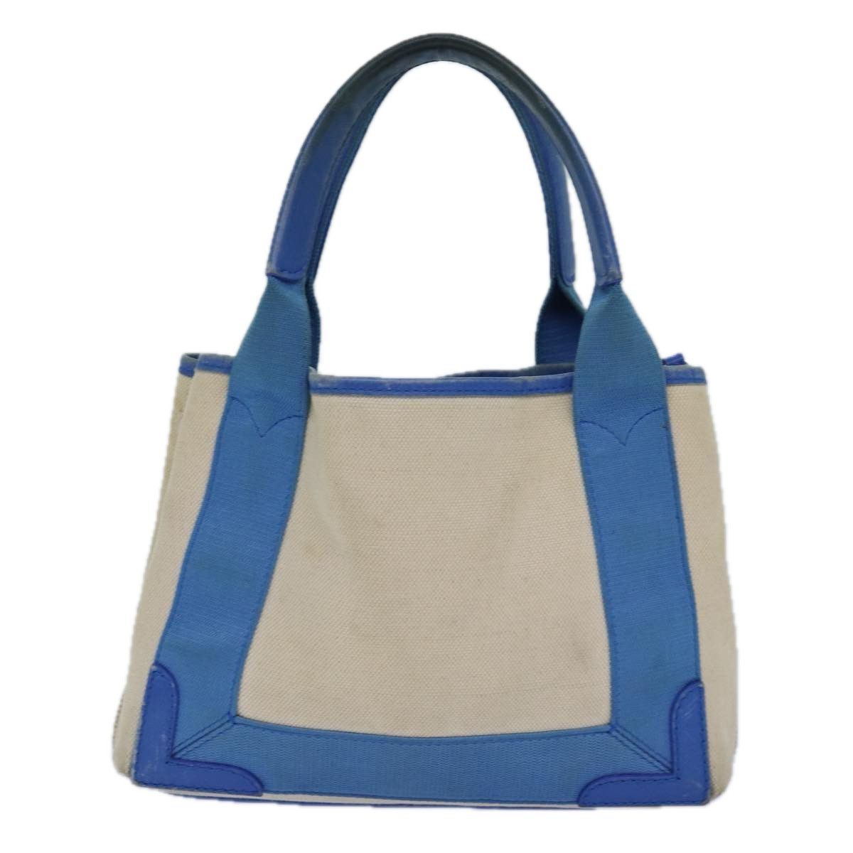 Balenciaga Navy Cabas Beige Canvas Handbag (Pre-Owned) Size ONE SIZE - 2 Thumbnail