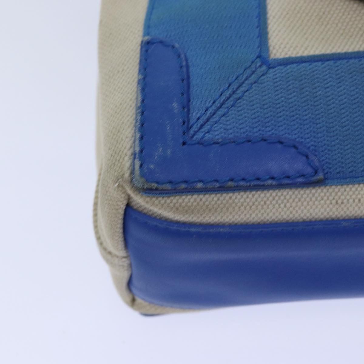 Balenciaga Navy Cabas Beige Canvas Handbag (Pre-Owned) Size ONE SIZE - 15 Thumbnail