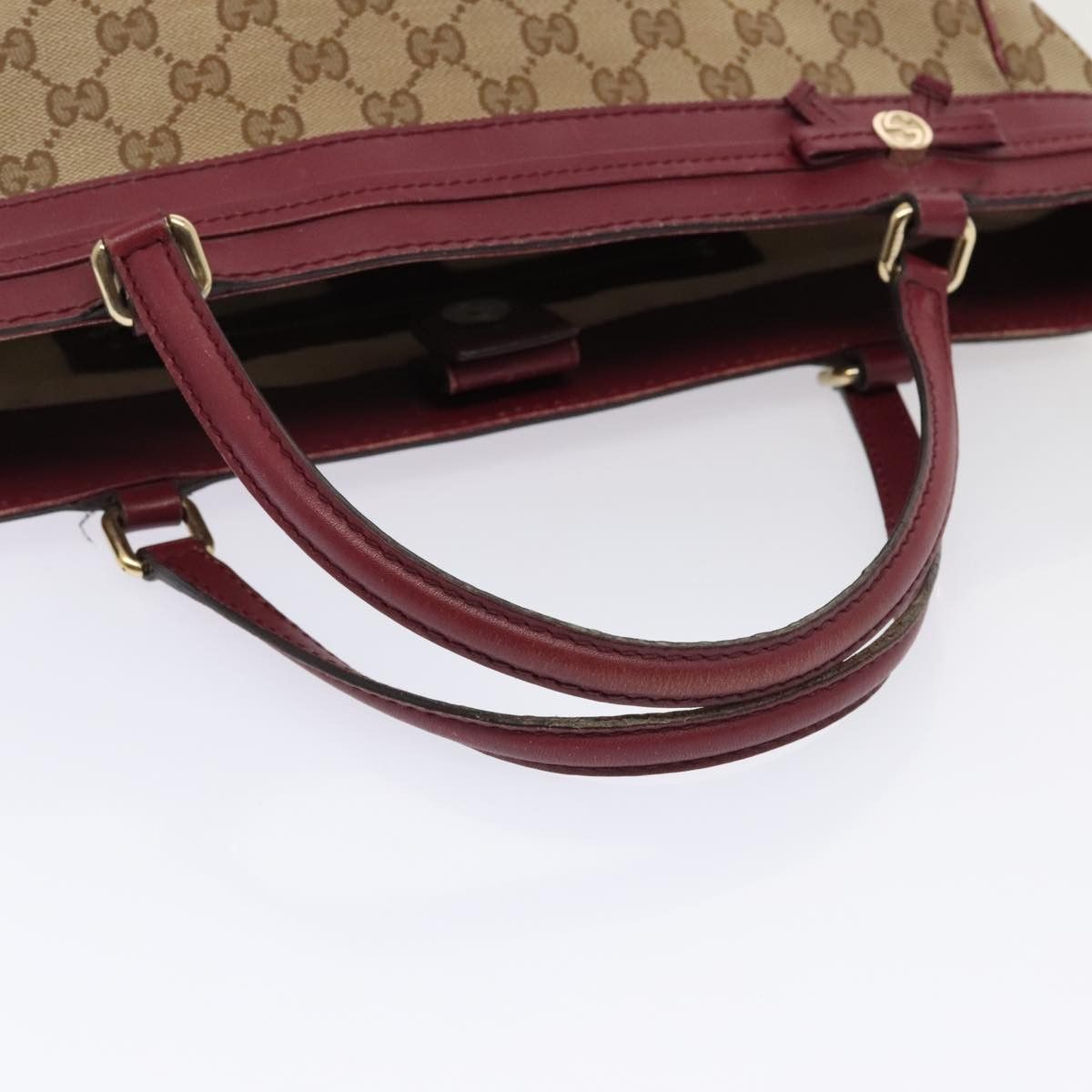 Gucci Gg Canvas Beige Canvas Shoulder Bag (Pre-Owned) Size ONE SIZE - 6 Thumbnail
