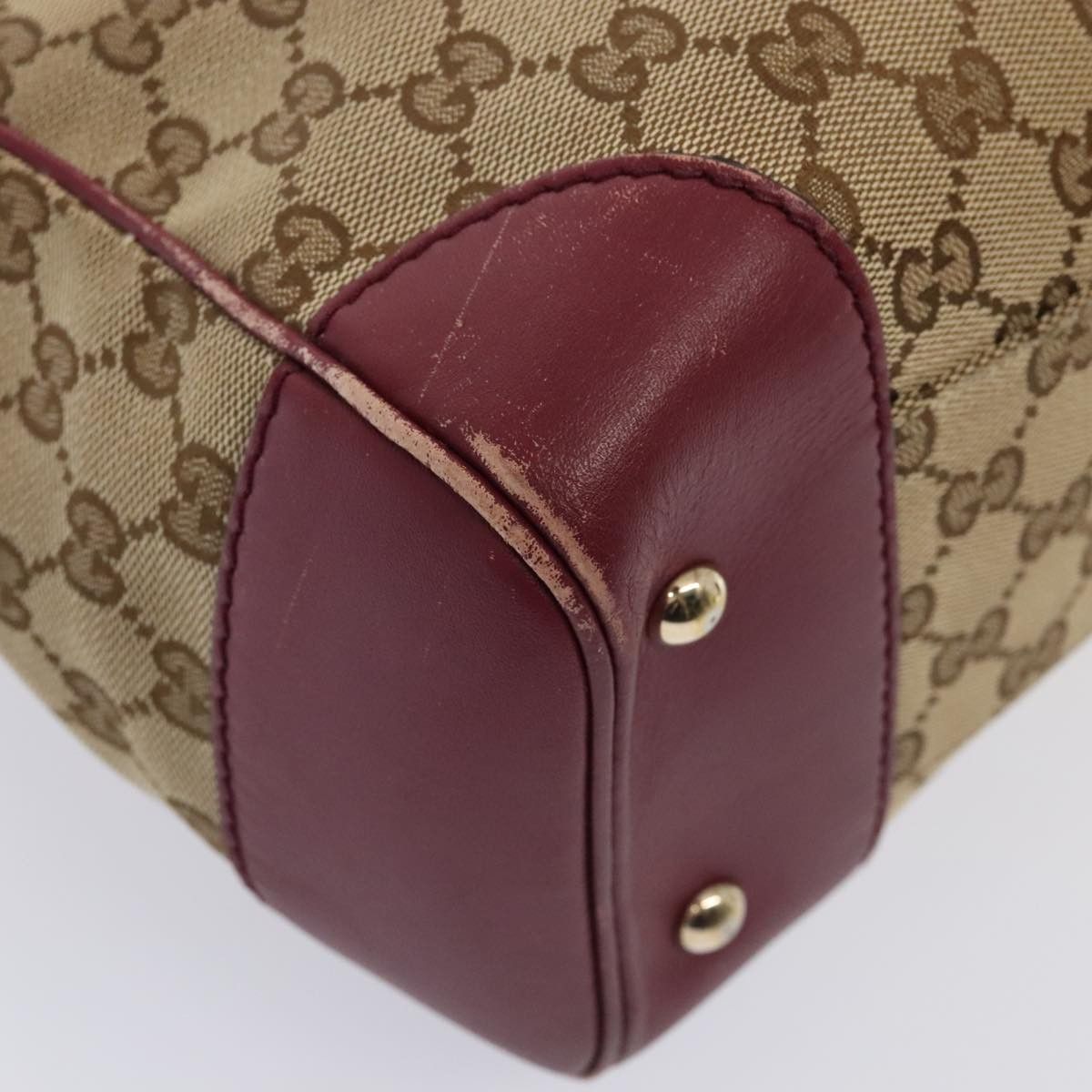 Gucci Gg Canvas Beige Canvas Shoulder Bag (Pre-Owned) Size ONE SIZE - 9 Thumbnail