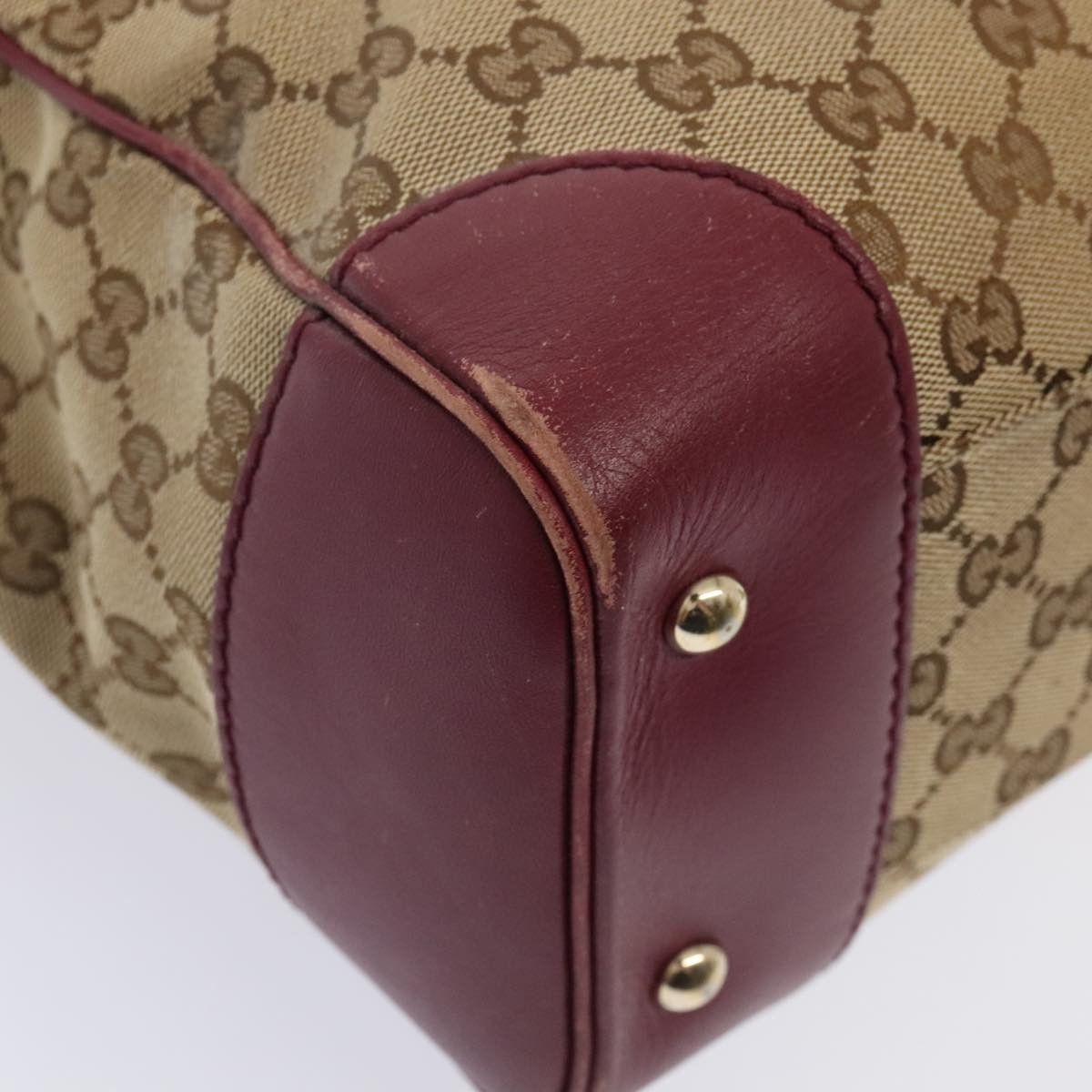 Gucci Gg Canvas Beige Canvas Shoulder Bag (Pre-Owned) Size ONE SIZE - 11 Thumbnail