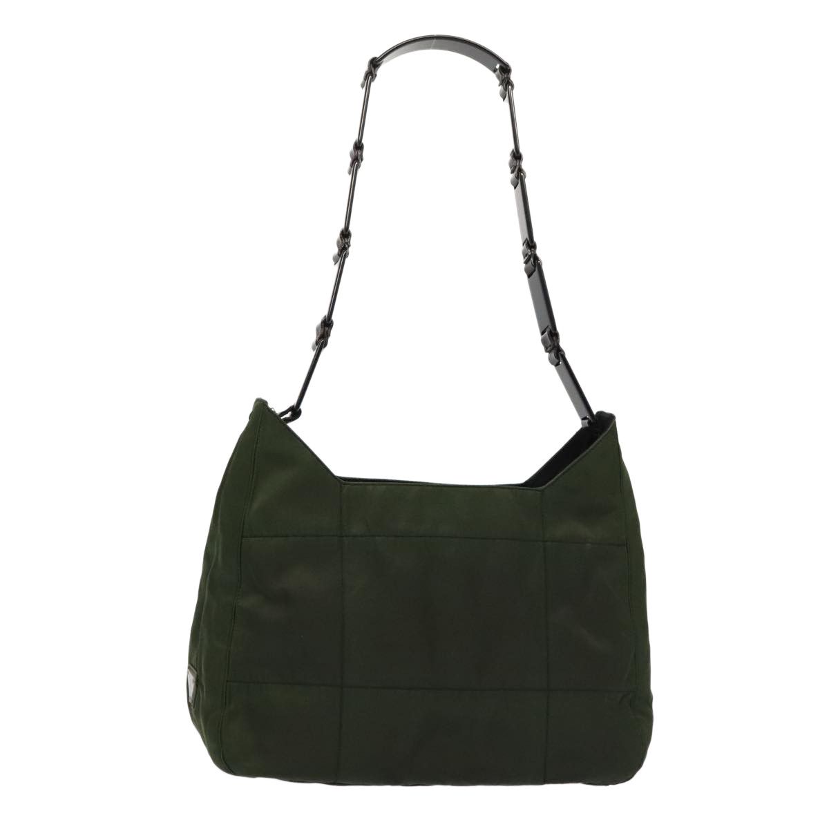 Prada Tessuto Green Synthetic Shoulder Bag (Pre-Owned) Size ONE SIZE - 20 Thumbnail