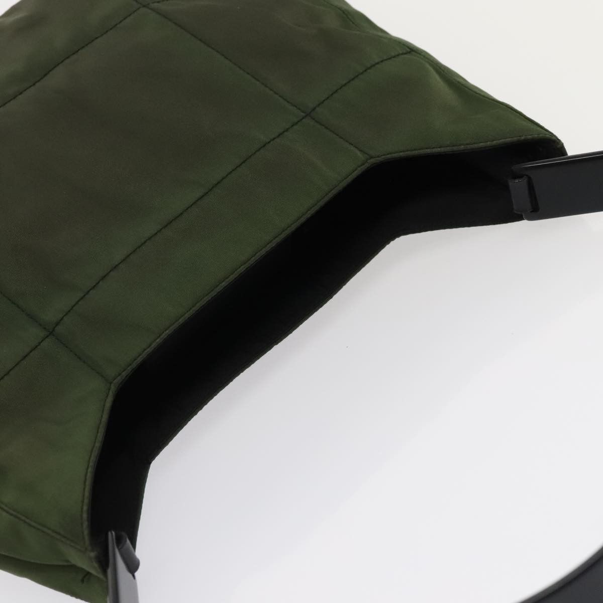 Prada Tessuto Green Synthetic Shoulder Bag (Pre-Owned) Size ONE SIZE - 17 Thumbnail