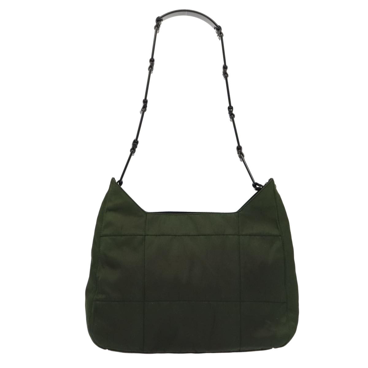 Prada Tessuto Green Synthetic Shoulder Bag (Pre-Owned) Size ONE SIZE - 2 Thumbnail