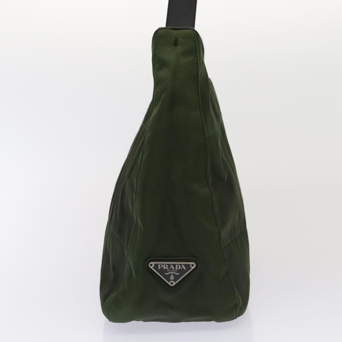 Prada Tessuto Green Synthetic Shoulder Bag (Pre-Owned) Size ONE SIZE - 4 Thumbnail