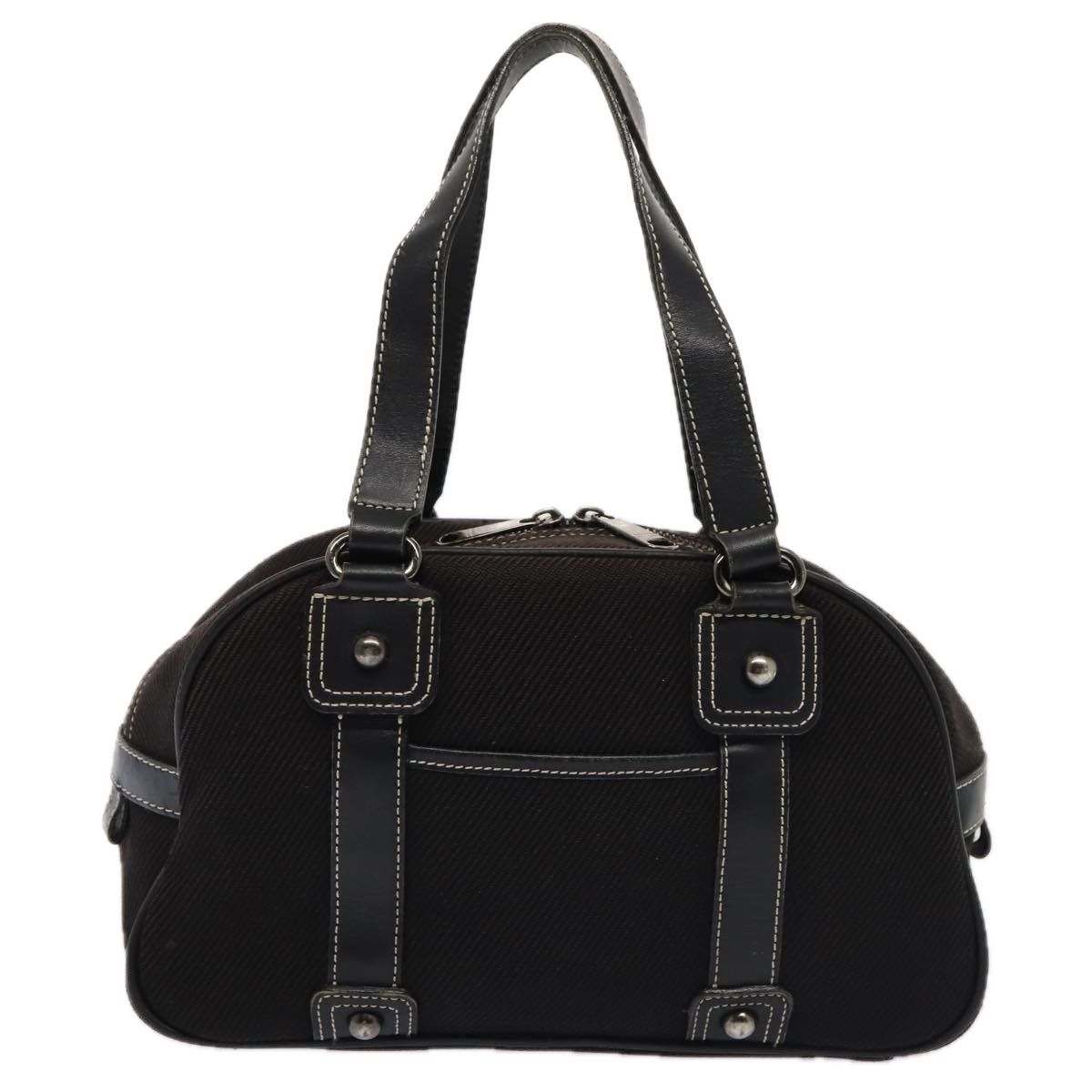 Burberry Black Canvas Handbag (Pre-Owned) Size ONE SIZE - 2 Thumbnail
