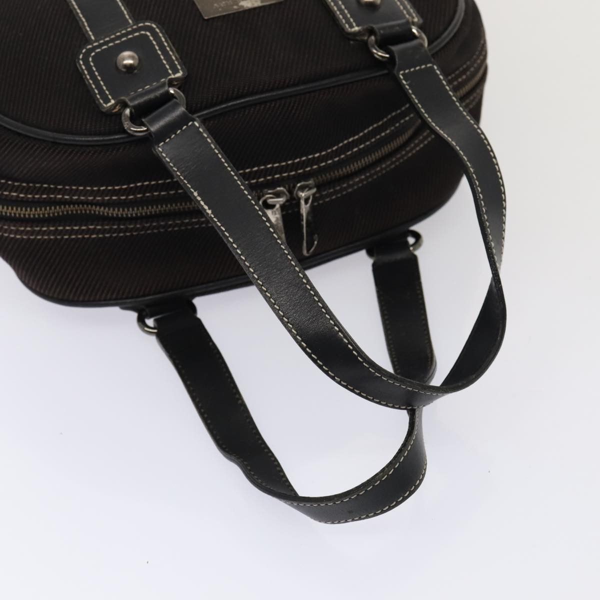 Burberry Black Canvas Handbag (Pre-Owned) Size ONE SIZE - 5 Thumbnail
