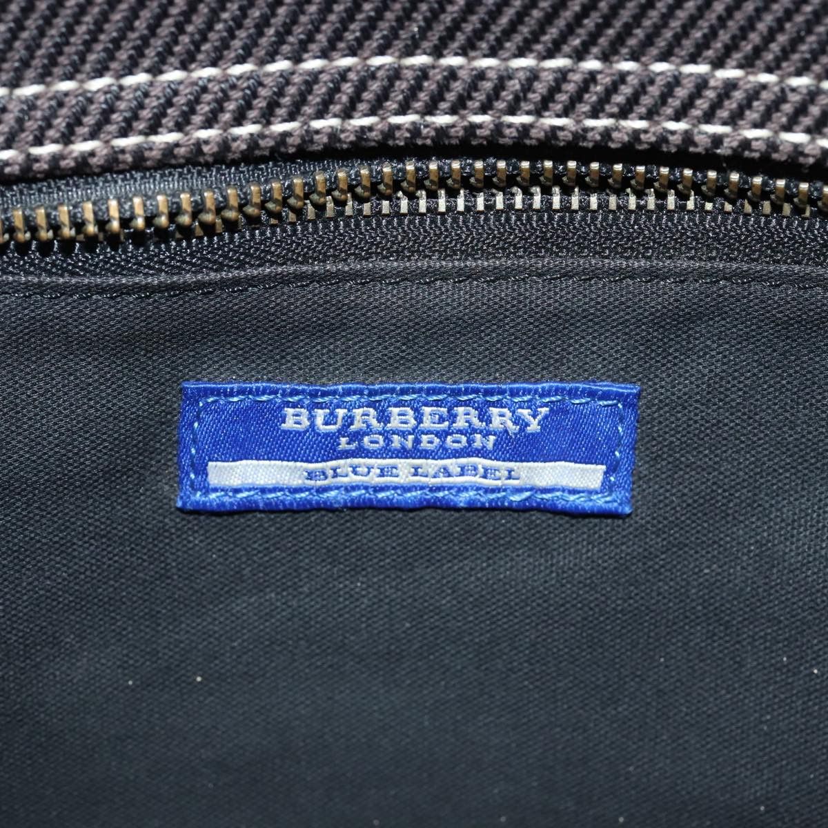 Burberry Black Canvas Handbag (Pre-Owned) Size ONE SIZE - 14 Thumbnail