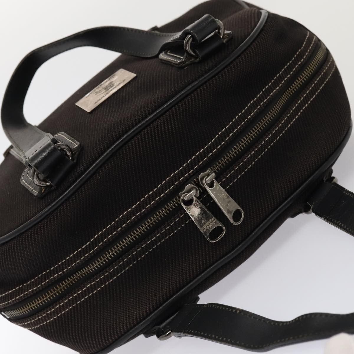 Burberry Black Canvas Handbag (Pre-Owned) Size ONE SIZE - 12 Thumbnail