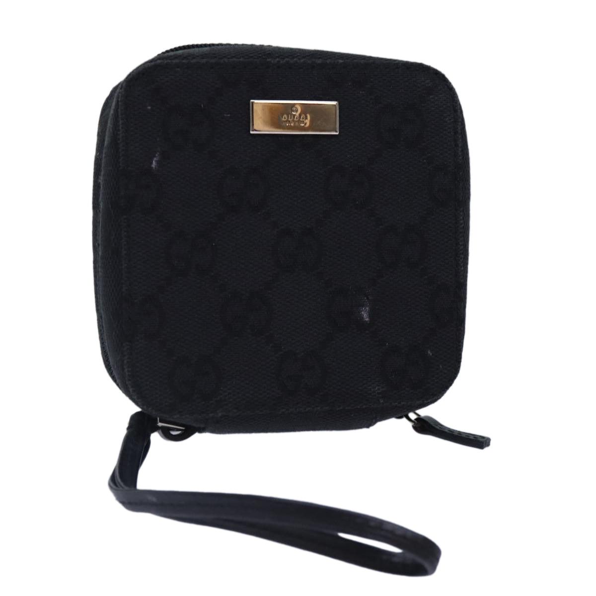 Gucci Gg Canvas Black Canvas Clutch Bag (Pre-Owned) Size ONE SIZE - 3 Thumbnail