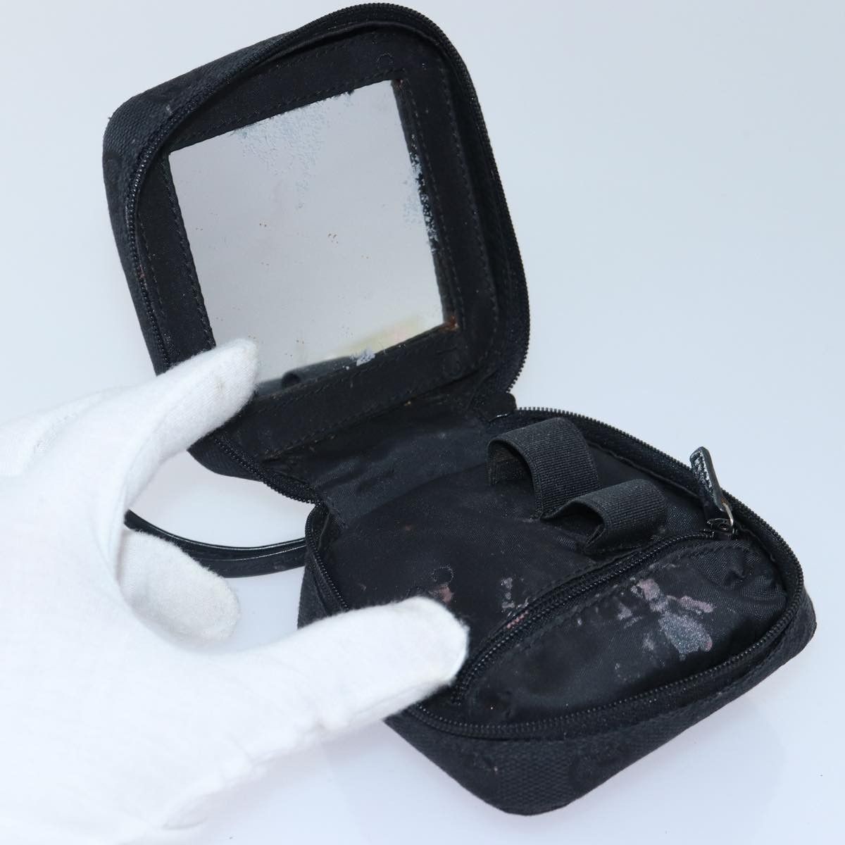 Gucci Gg Canvas Black Canvas Clutch Bag (Pre-Owned) Size ONE SIZE - 12 Thumbnail