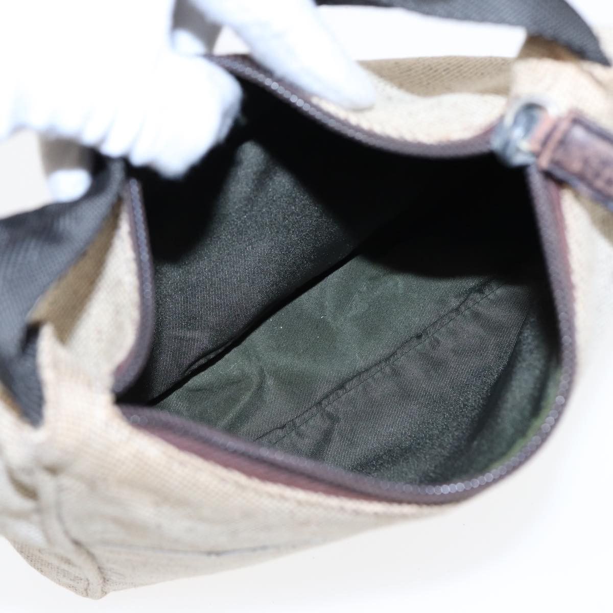 Prada Beige Canvas Handbag (Pre-Owned) Size ONE SIZE - 20 Thumbnail