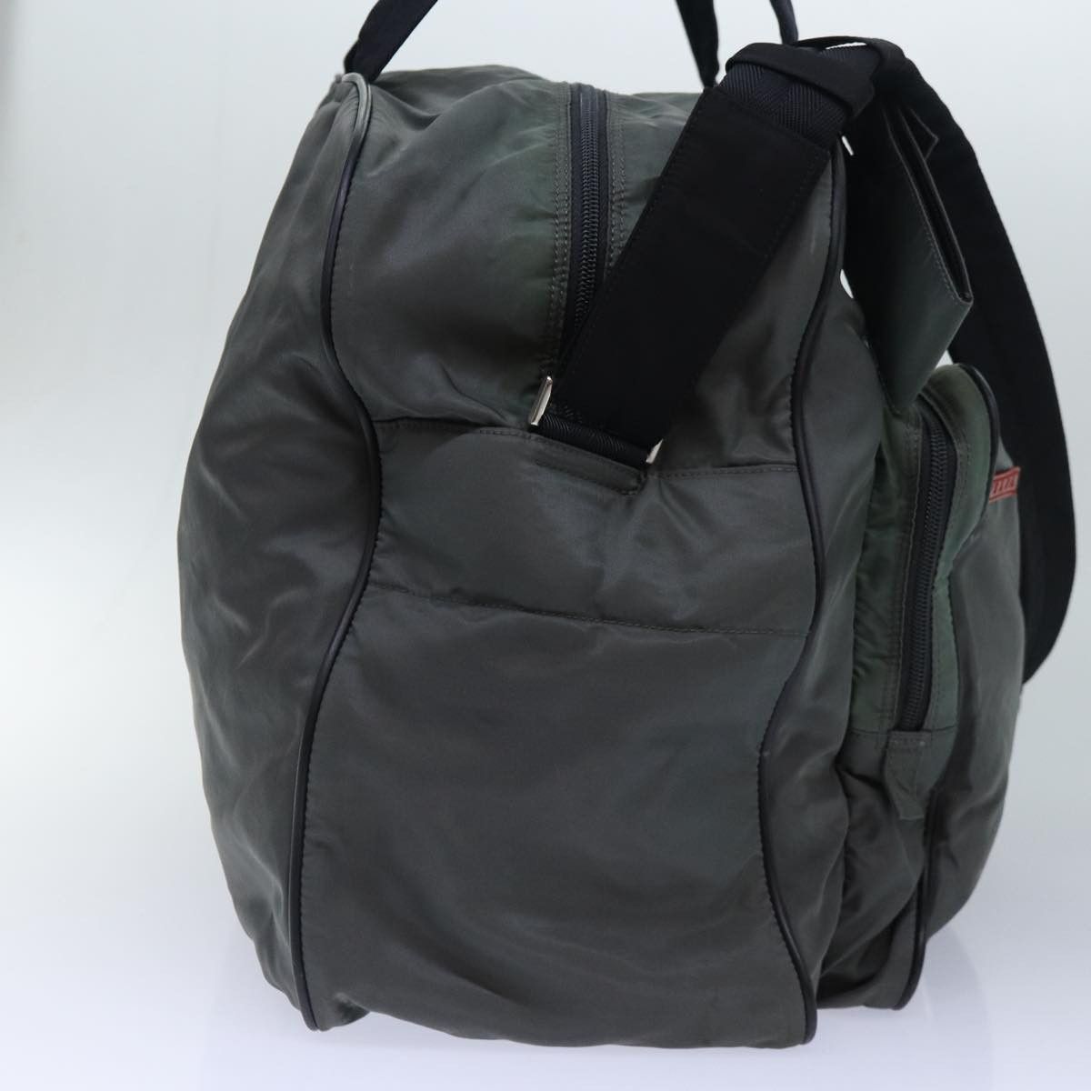 Prada Tessuto Grey Synthetic Travel Bag (Pre-Owned) Size ONE SIZE - 3 Thumbnail