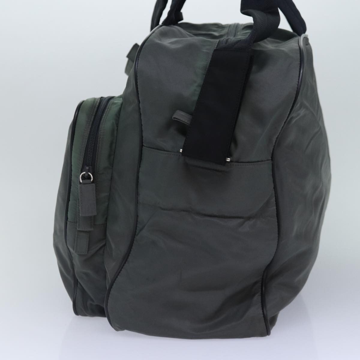 Prada Tessuto Grey Synthetic Travel Bag (Pre-Owned) Size ONE SIZE - 4 Thumbnail