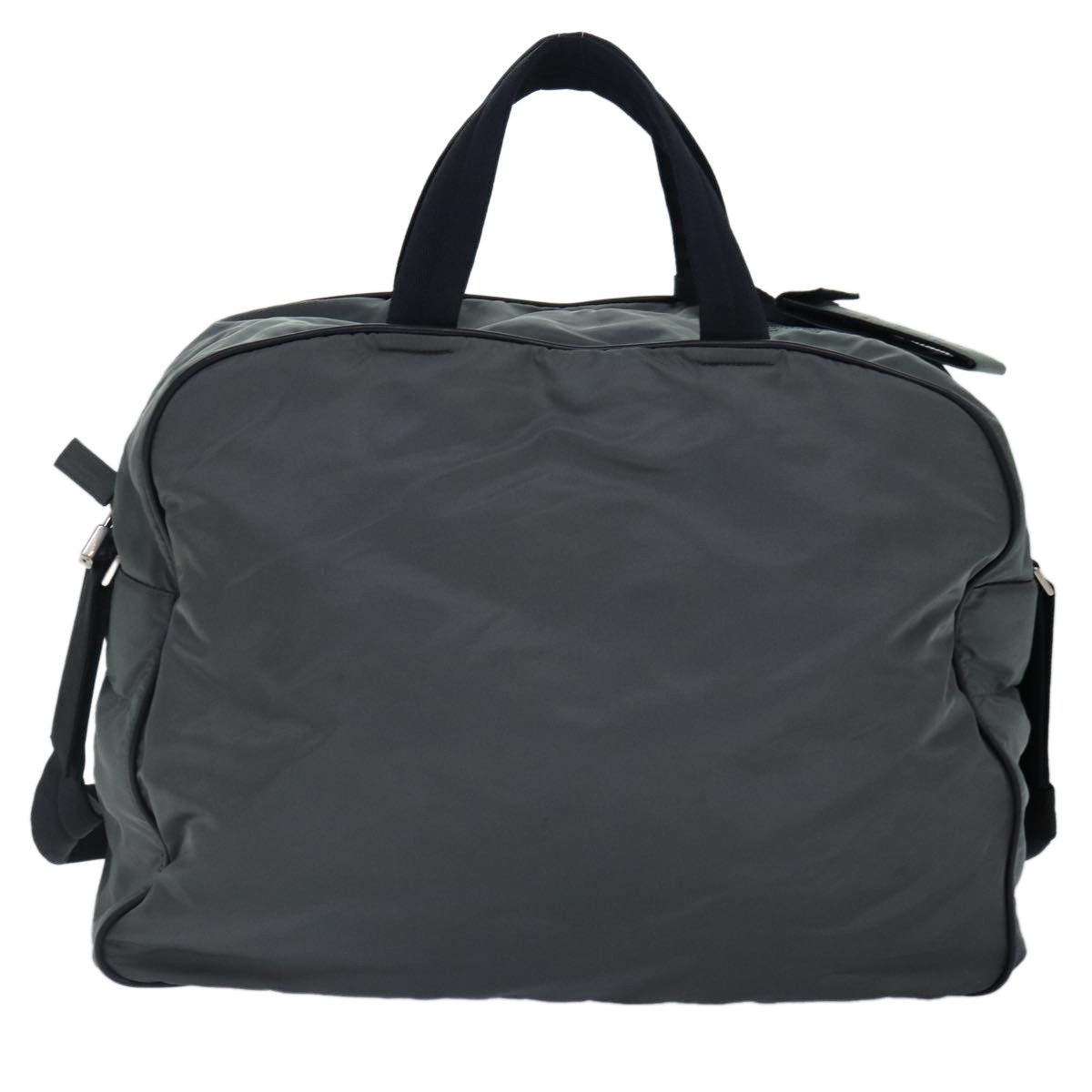 Prada Tessuto Grey Synthetic Travel Bag (Pre-Owned) Size ONE SIZE - 2 Thumbnail