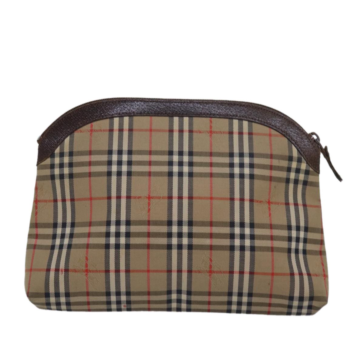 Burberry Nova Check Beige Canvas Clutch Bag (Pre-Owned) Size ONE SIZE - 2 Thumbnail