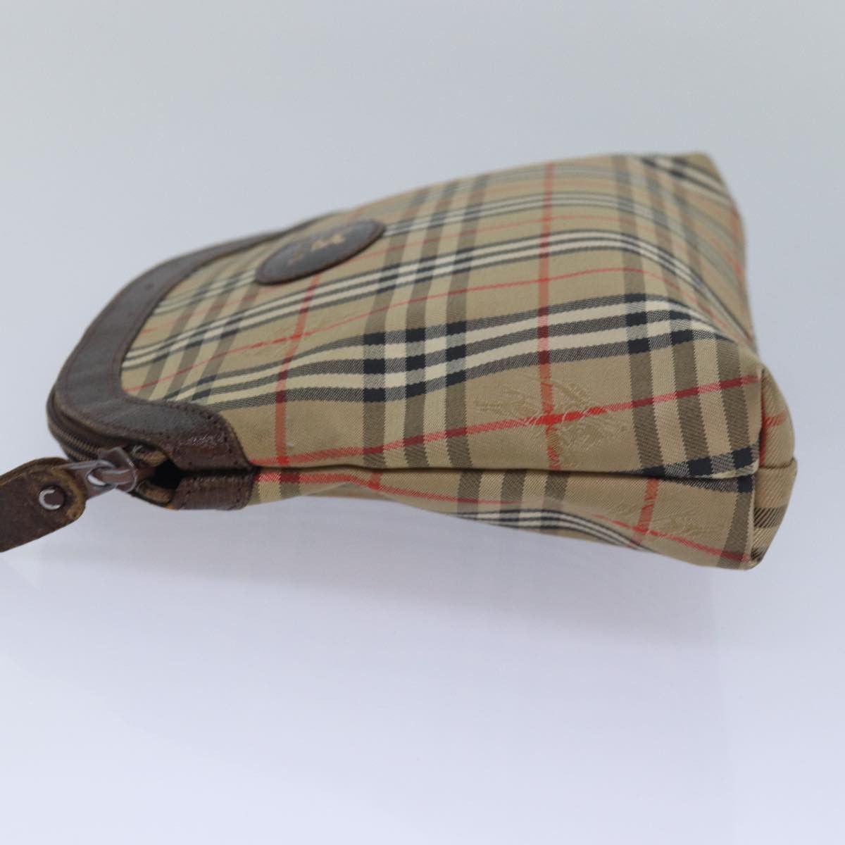 Burberry Nova Check Beige Canvas Clutch Bag (Pre-Owned) Size ONE SIZE - 8 Thumbnail