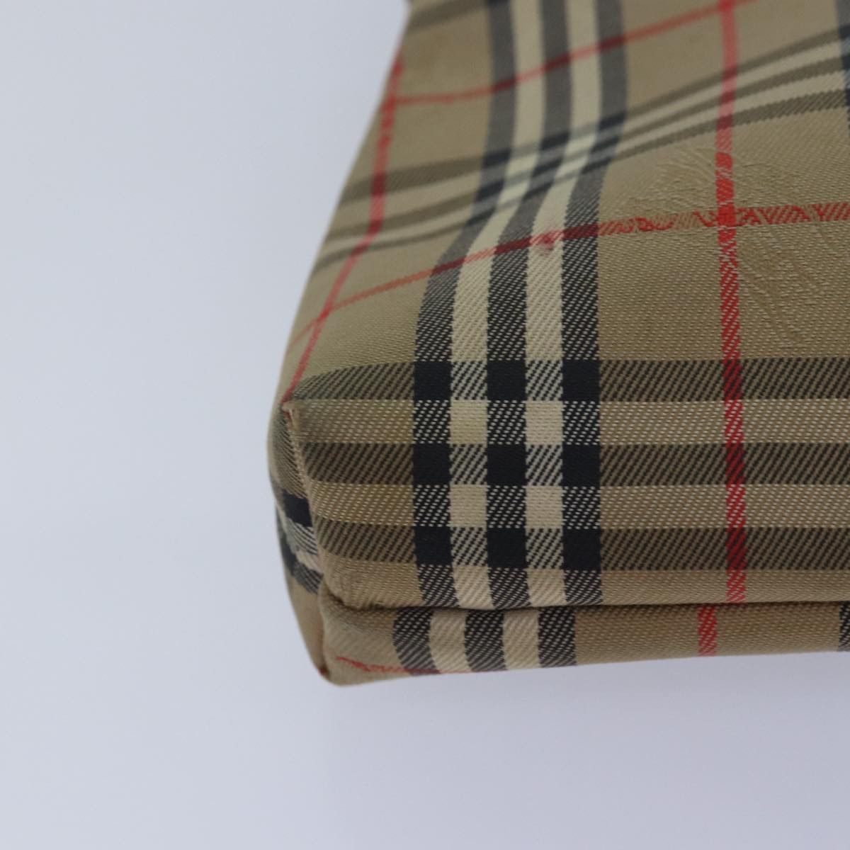 Burberry Nova Check Beige Canvas Clutch Bag (Pre-Owned) Size ONE SIZE - 7 Thumbnail