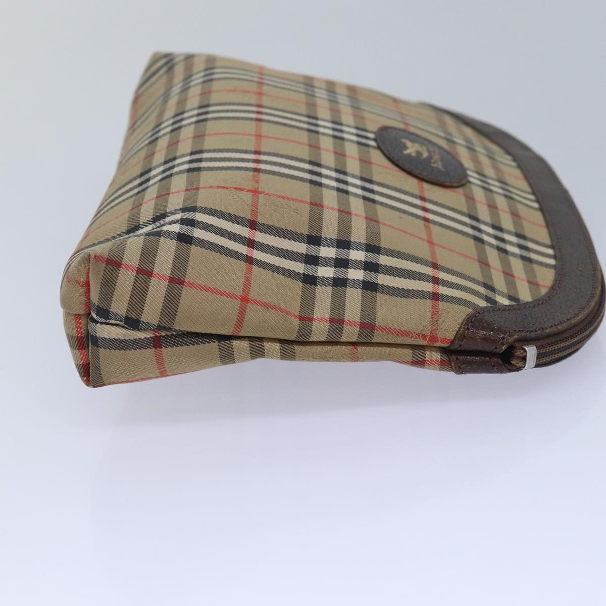Burberry Nova Check Beige Canvas Clutch Bag (Pre-Owned) Size ONE SIZE - 9 Thumbnail