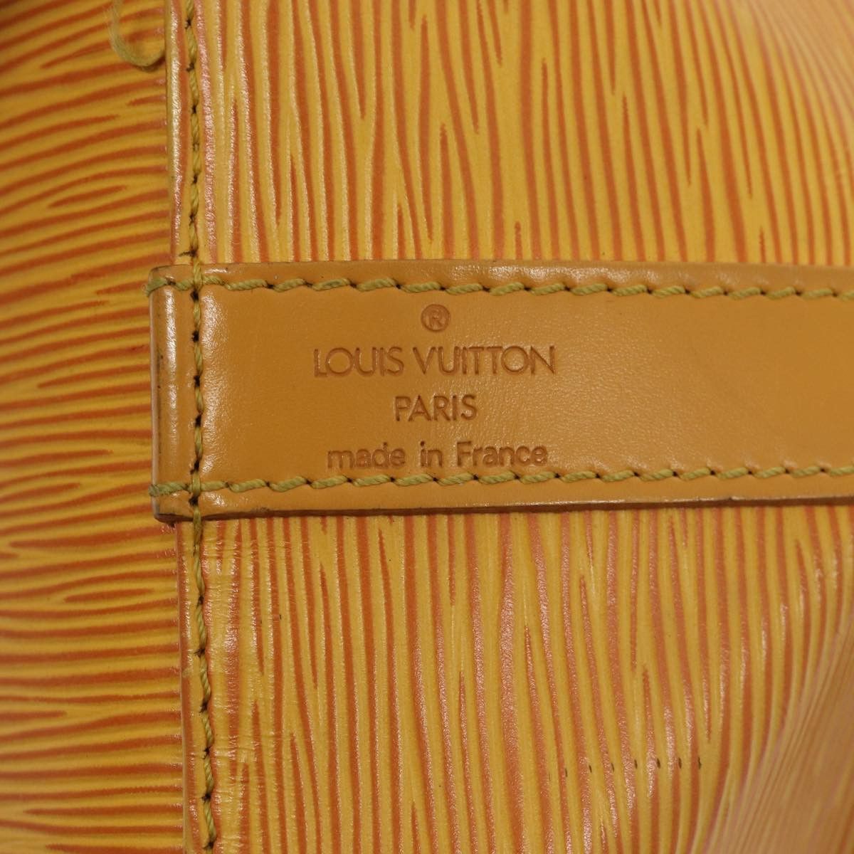 Louis Vuitton Noé Yellow Leather Shoulder Bag (Pre-Owned) Size ONE SIZE - 13 Thumbnail