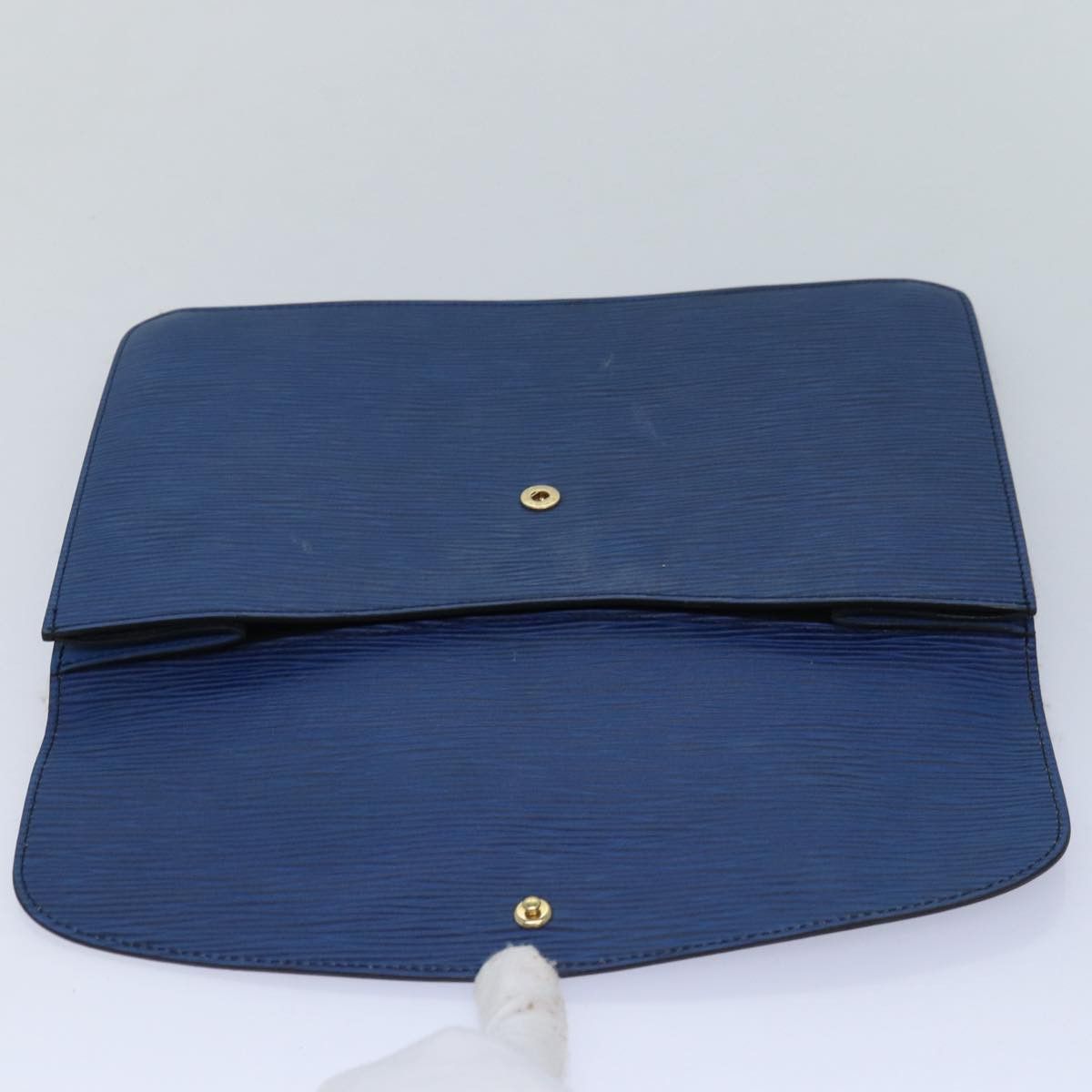 Louis Vuitton Montaigne Blue Leather Clutch Bag (Pre-Owned) Size ONE SIZE - 15 Thumbnail