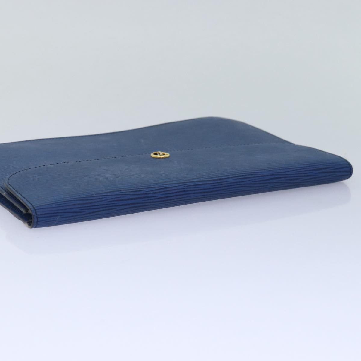 Louis Vuitton Montaigne Blue Leather Clutch Bag (Pre-Owned) Size ONE SIZE - 4 Thumbnail