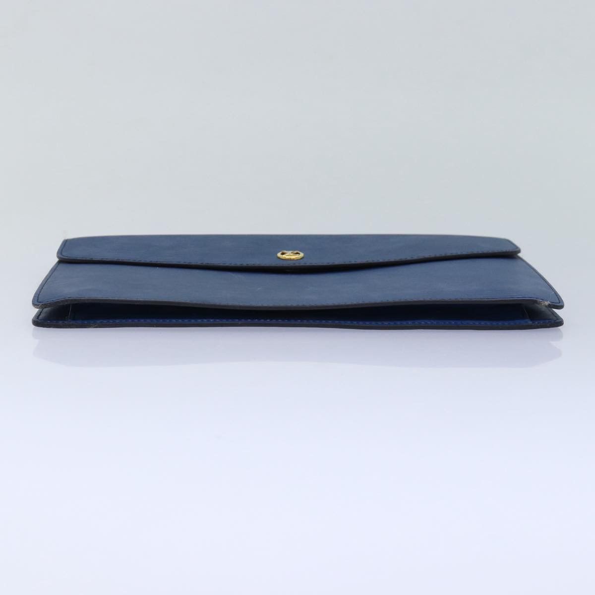 Louis Vuitton Montaigne Blue Leather Clutch Bag (Pre-Owned) Size ONE SIZE - 3 Thumbnail