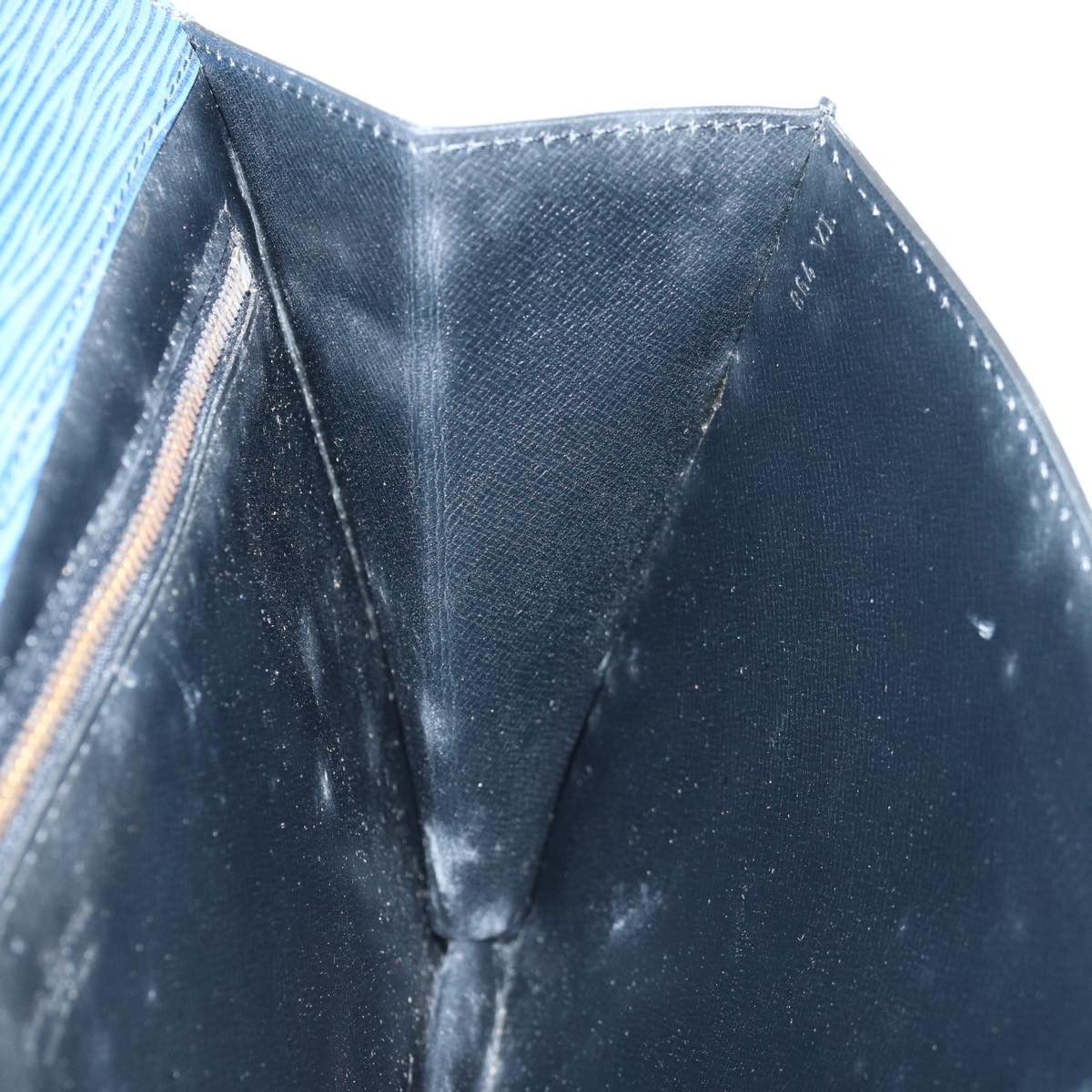 Louis Vuitton Montaigne Blue Leather Clutch Bag (Pre-Owned) Size ONE SIZE - 16 Thumbnail