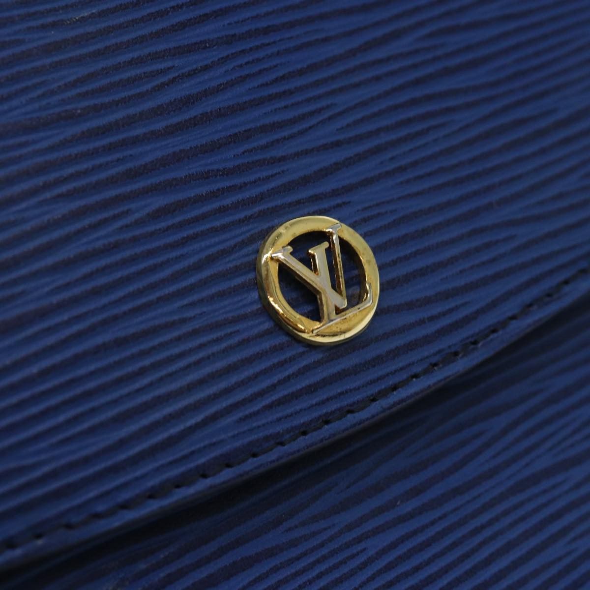 Louis Vuitton Montaigne Blue Leather Clutch Bag (Pre-Owned) Size ONE SIZE - 14 Thumbnail