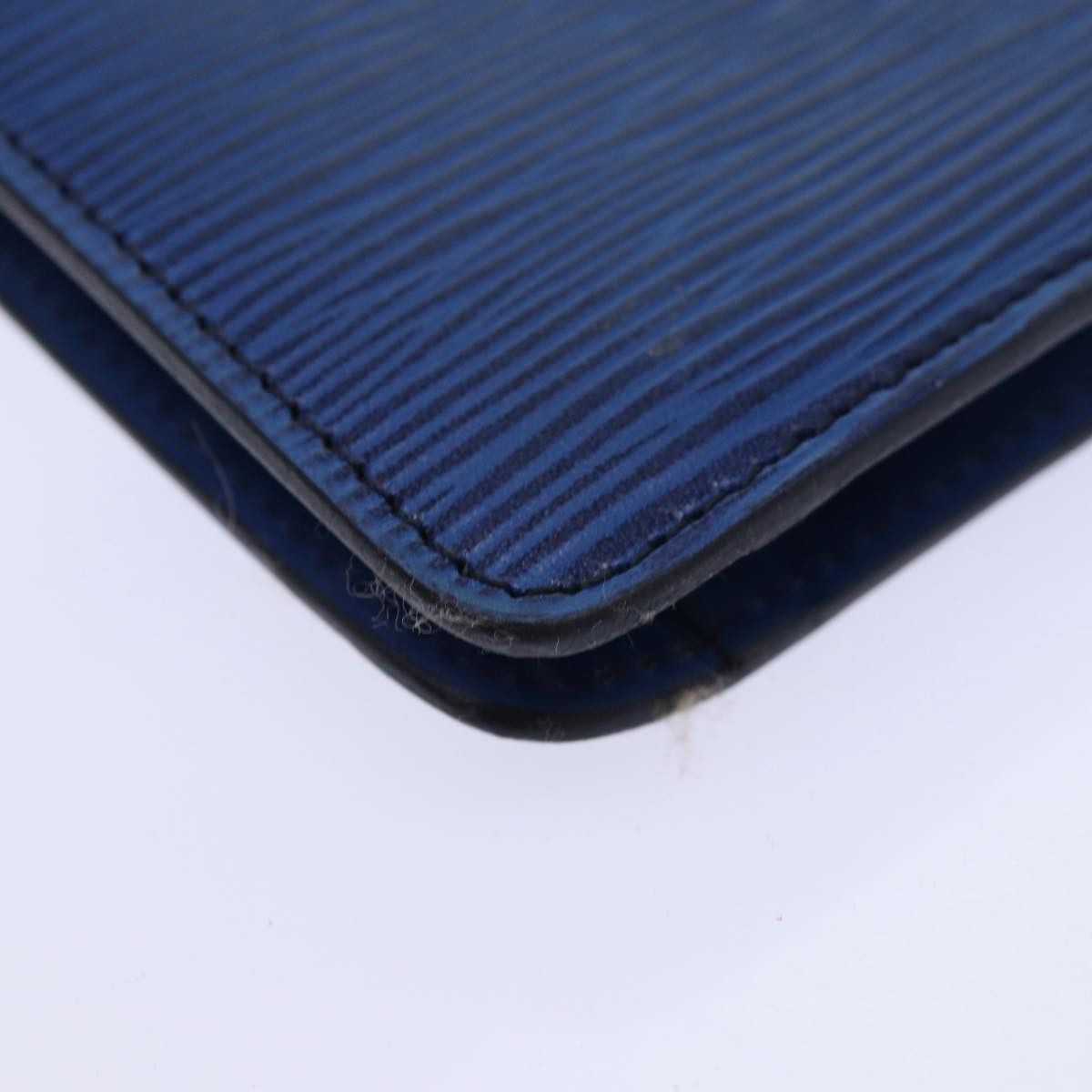Louis Vuitton Montaigne Blue Leather Clutch Bag (Pre-Owned) Size ONE SIZE - 12 Thumbnail