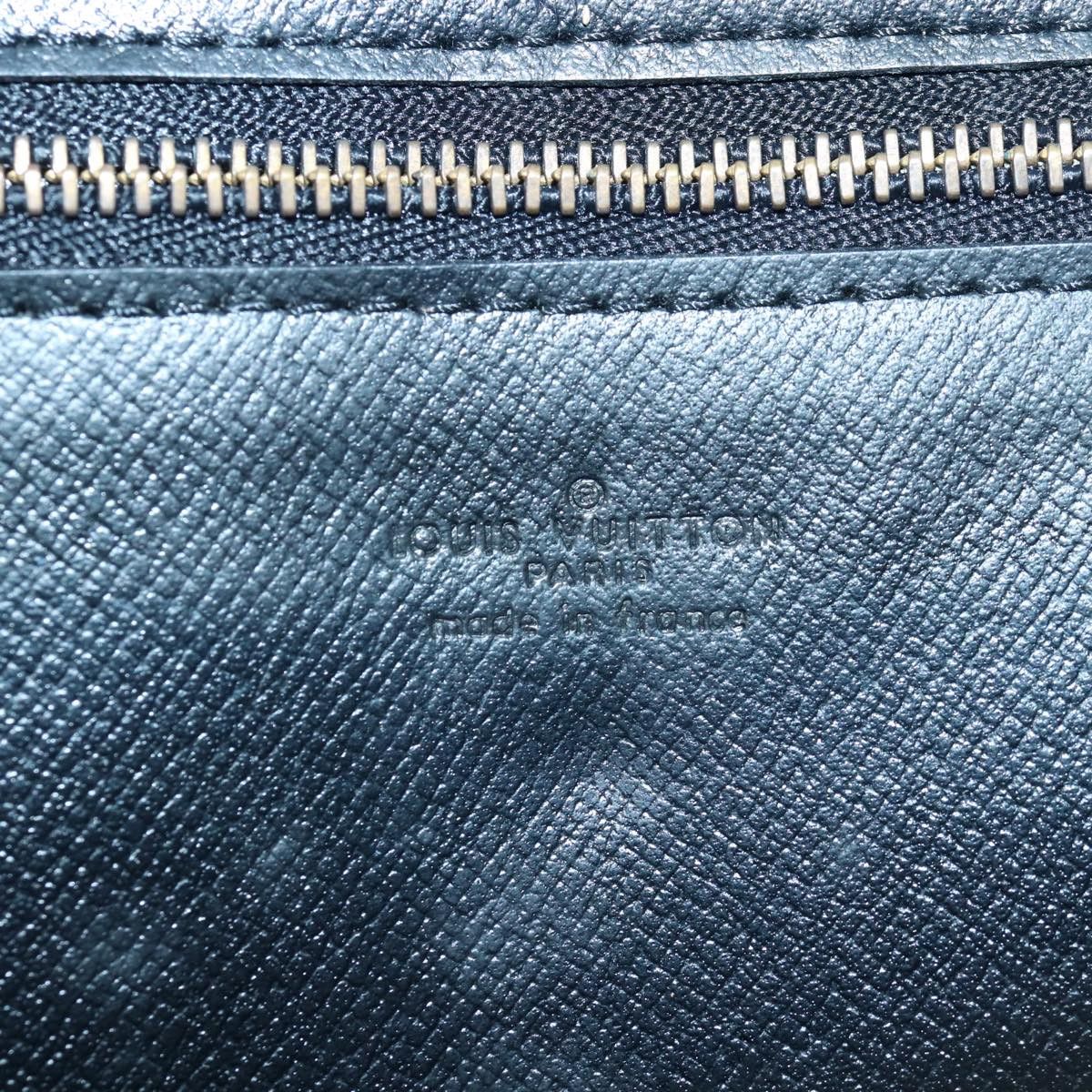 Louis Vuitton Montaigne Blue Leather Clutch Bag (Pre-Owned) Size ONE SIZE - 7 Thumbnail