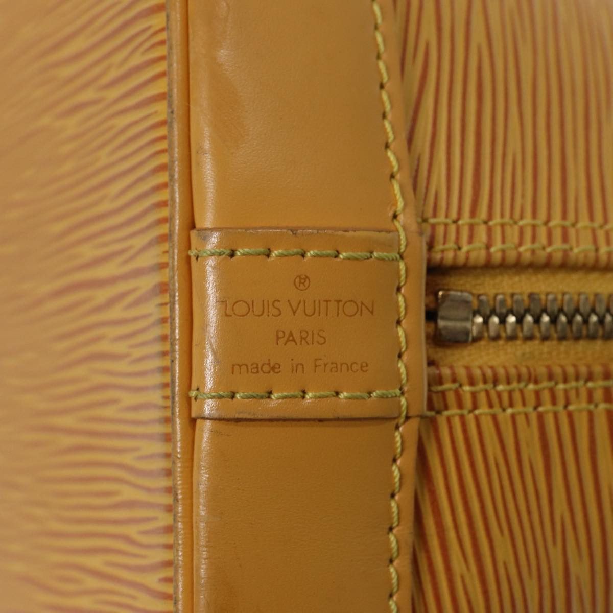 Louis Vuitton Alma Yellow Leather Handbag (Pre-Owned) Size ONE SIZE - 13 Thumbnail