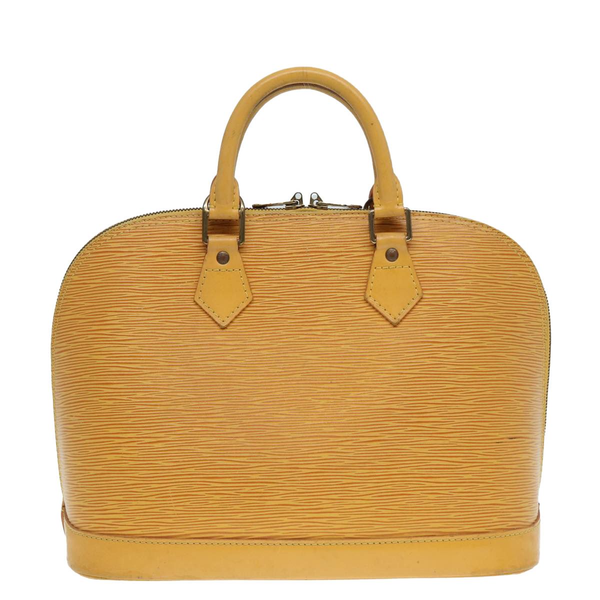 Louis Vuitton Alma Yellow Leather Handbag (Pre-Owned) Size ONE SIZE - 2 Thumbnail
