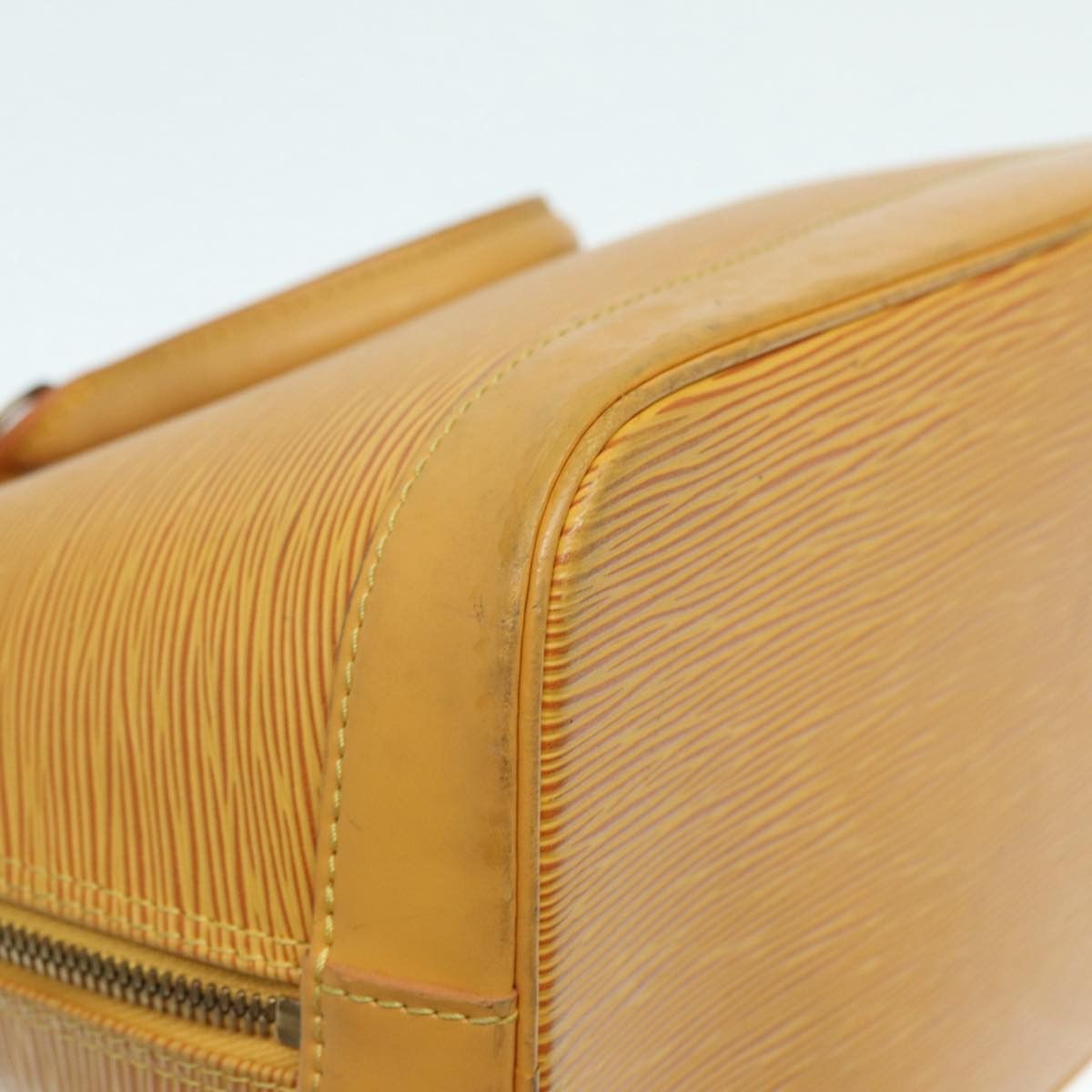 Louis Vuitton Alma Yellow Leather Handbag (Pre-Owned) Size ONE SIZE - 8 Thumbnail